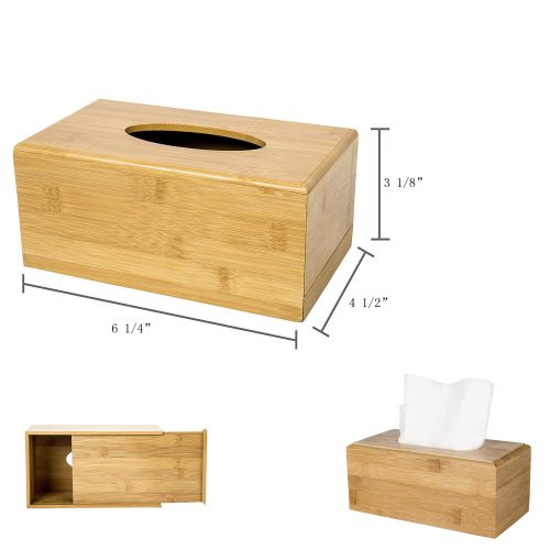 #SKCH016 Bamboo Tissue Box